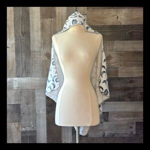 Burt’s Bees Baby hoodie towel infant OS moon terrycloth beach coverup loungewear